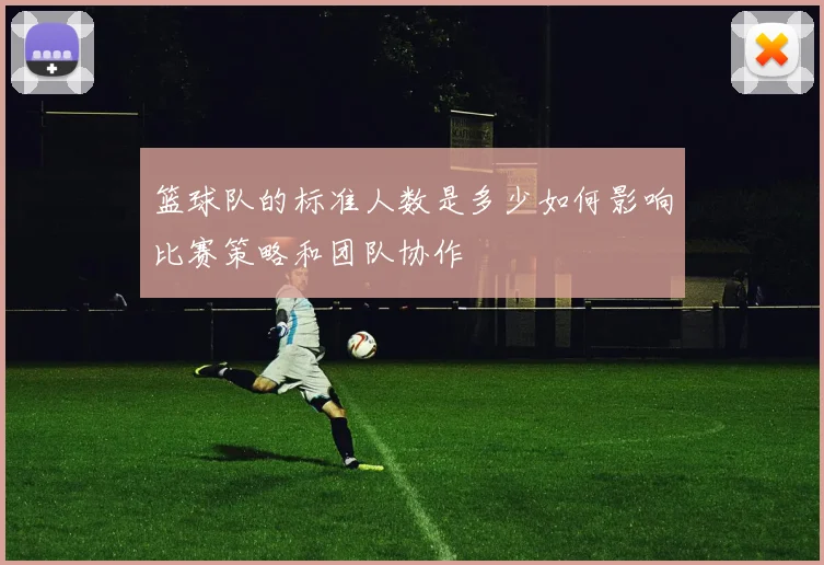 篮球队的标准人数是多少如何影响比赛策略和团队协作